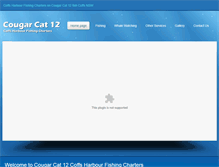 Tablet Screenshot of cougarcat12.com.au
